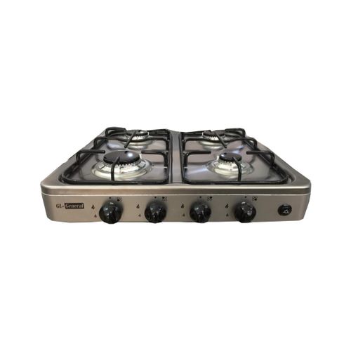 Blueflame GL-DESKTOP O-420 - 4 Gas Burners Cooktop - Stainless Steel-Silver