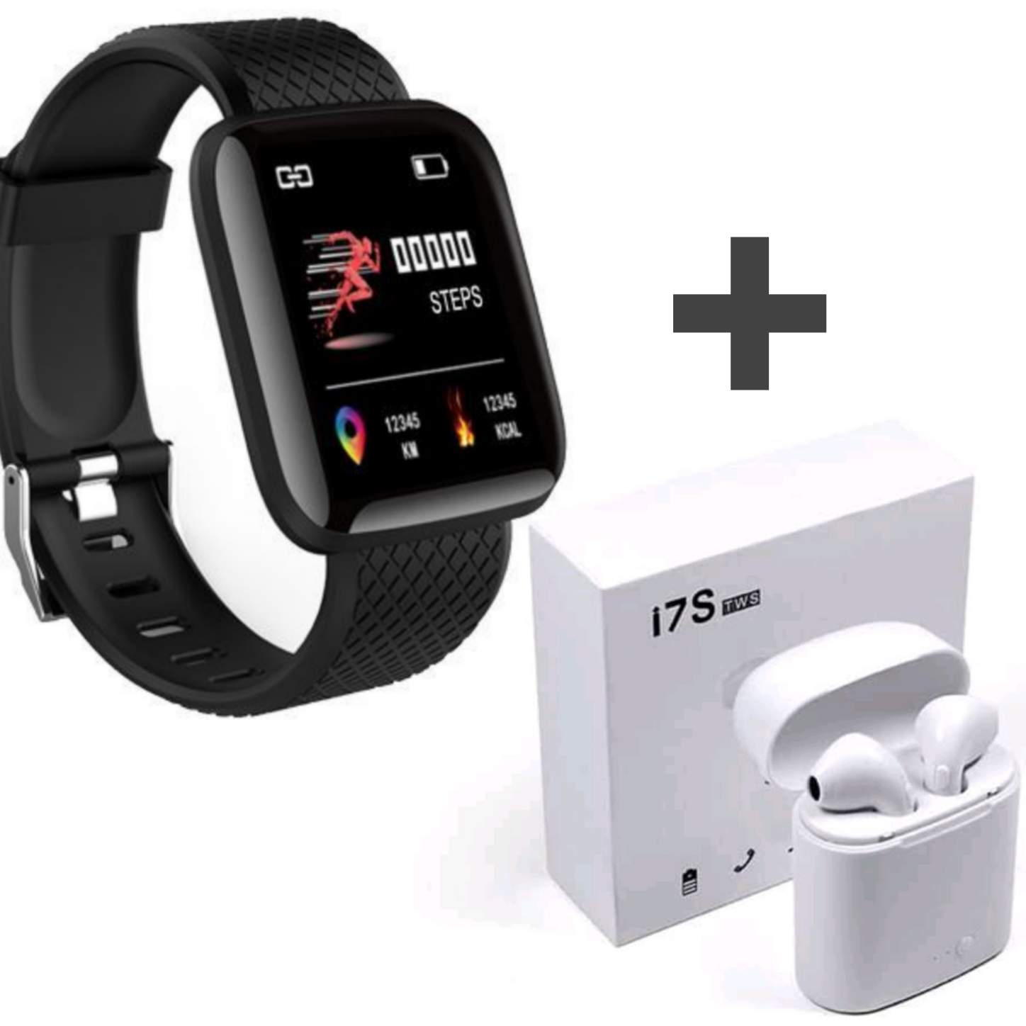 Smart Watch D13 Smart Bracelet Men Women Heart Rate Watch Heart Rate Monitor Smart Bracelet plus TWS wireless earbuds