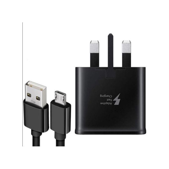 Samsung Fast Charge Travel Adapter & USB Cable - Black
