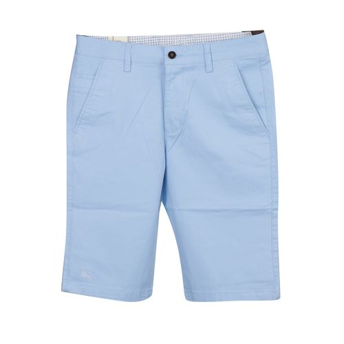 Generic Men's Casual Khaki Shorts - Ocean Blue