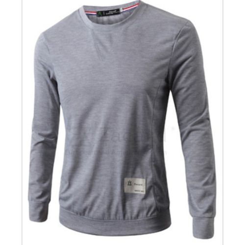 Men's Casual Long Sleeve Clothes-Gray