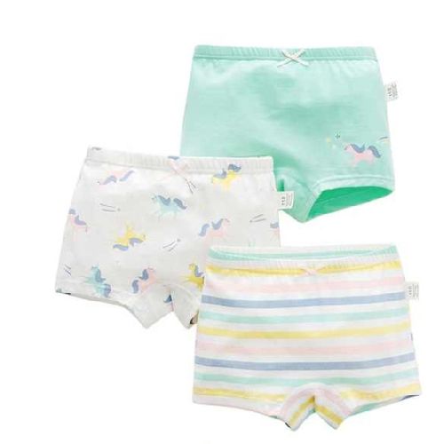 Disney 3 Girl Cotton Panties-Multi Coloured