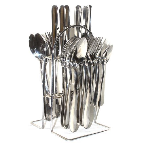 XISHIFENG 24 Pc Shifeng Stainless Steel Table Ware - Silver