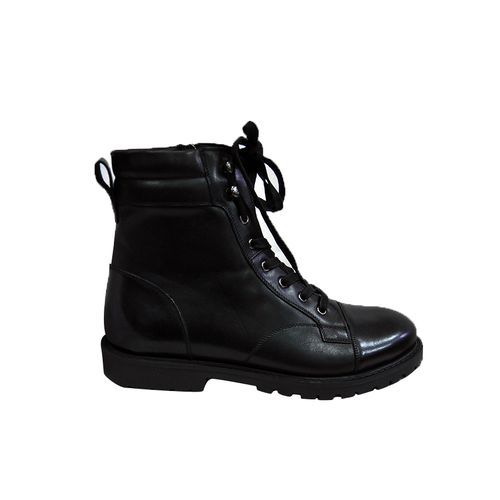 Generic Men's Leather High-top Boots - Black