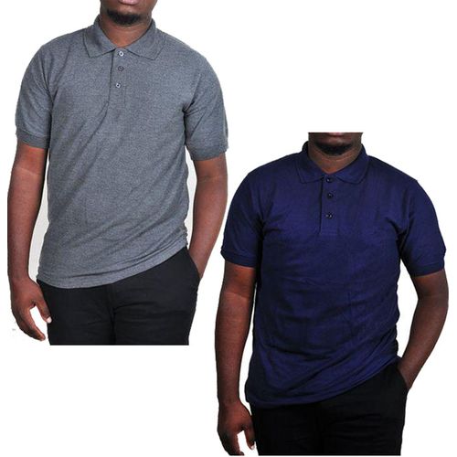 Rubanda-Mayonza Bundle Of 2 T-shirts - Grey, Navy Blue