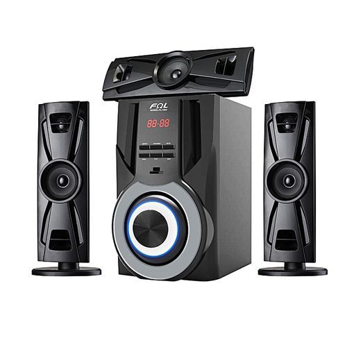 Fql FΩL-1003 3.1 Channel HI-FI X-Bass Multi-media Speaker Systemr - Black
