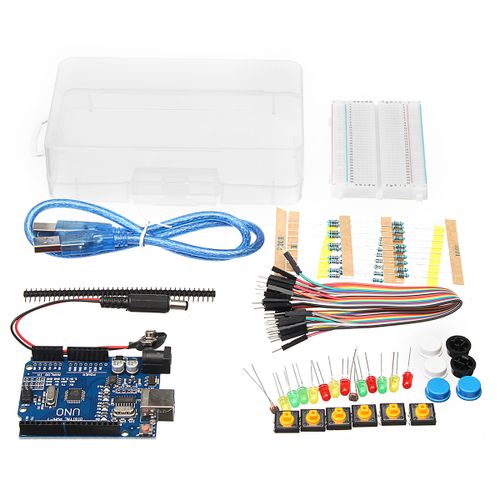 Generic Basic Starter Kit UNO R3 Mini Breadboard LED Jumper Wire Button For Arduino With Box