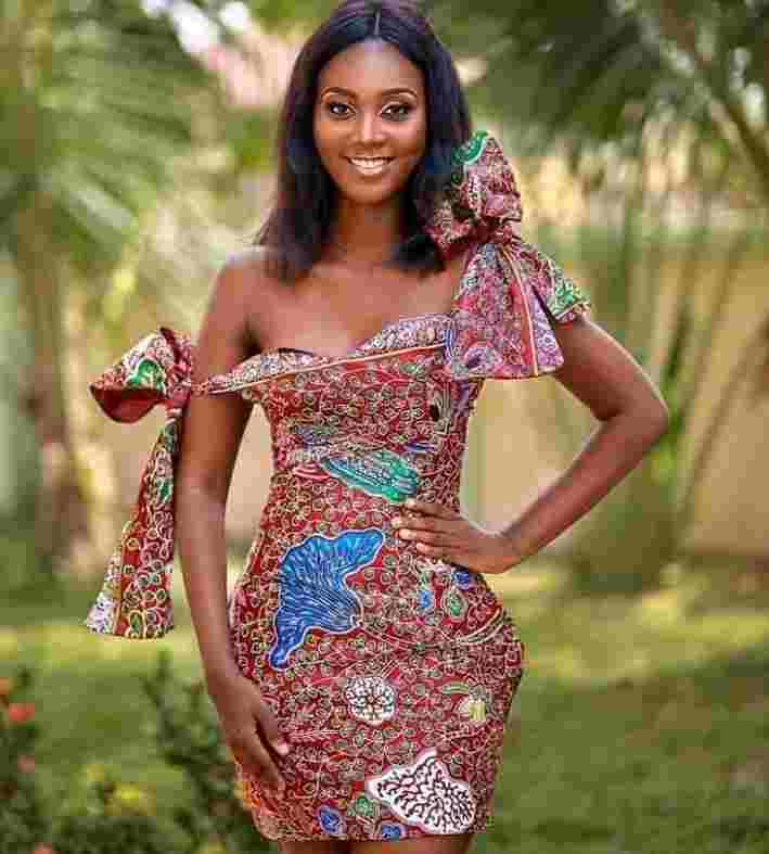 off shoulder kitenge