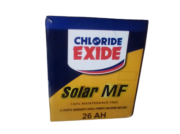 Chloride Exide Solar MF 26 AH Battery