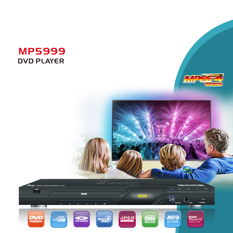 Smart Plus DVD Player | with HDMI Cable Included MP5999