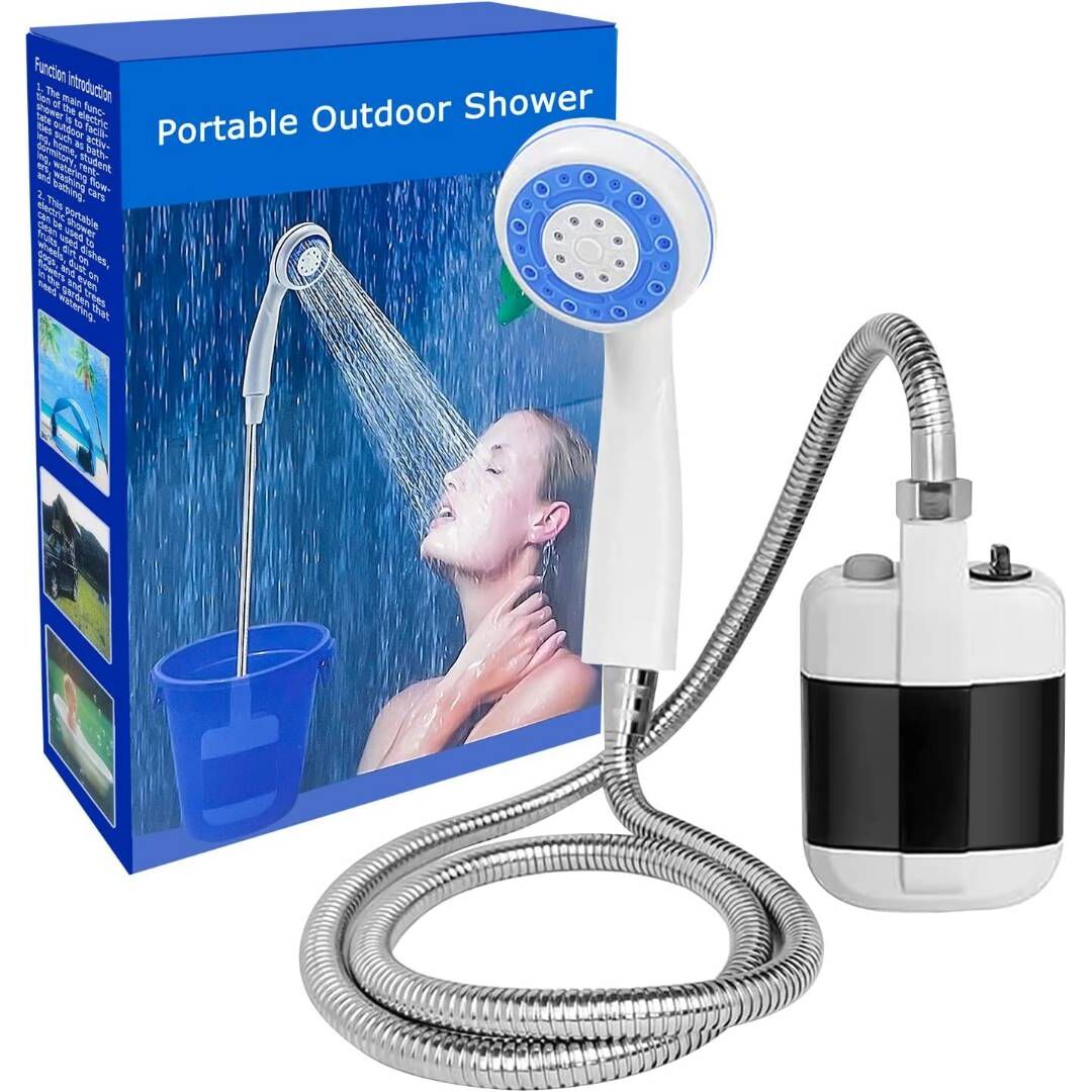 Portable Shower Bathing Outdoor USB Rechargeable Shower Head