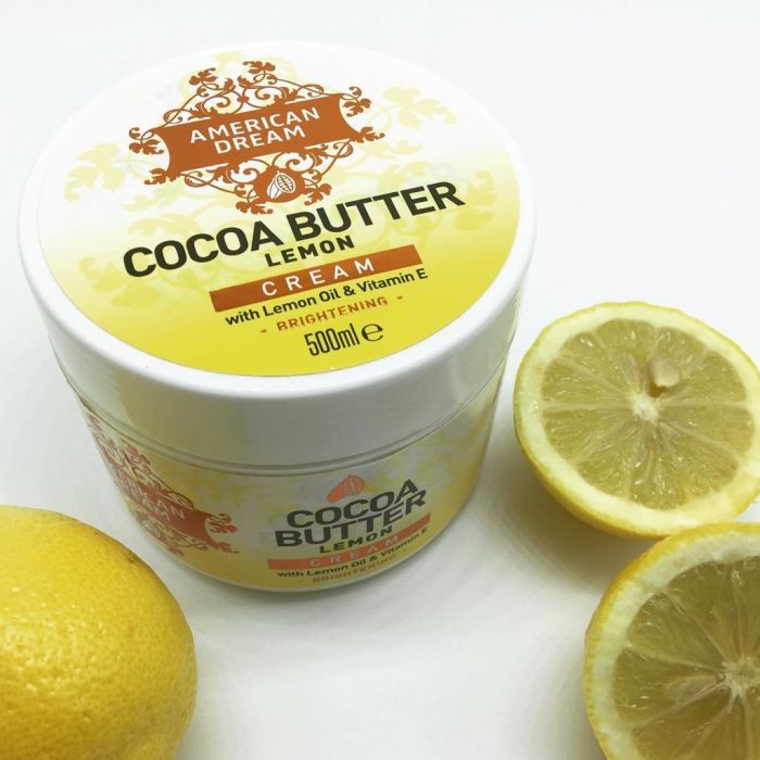 American Dream Cocoa Butter lemon Cream
