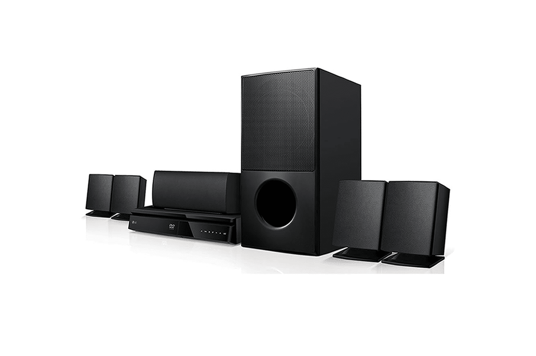 LG Home Theatre 1000W LHD627 Short Speakers