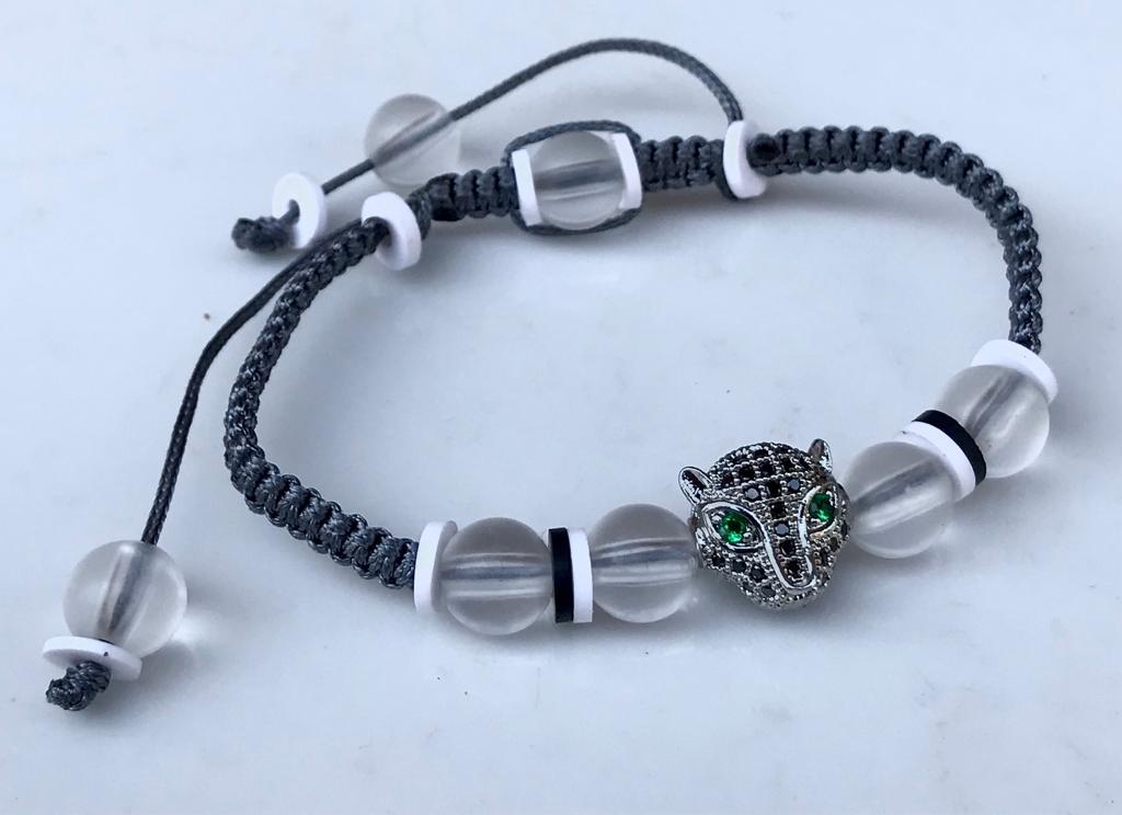Silver panther Bracelet