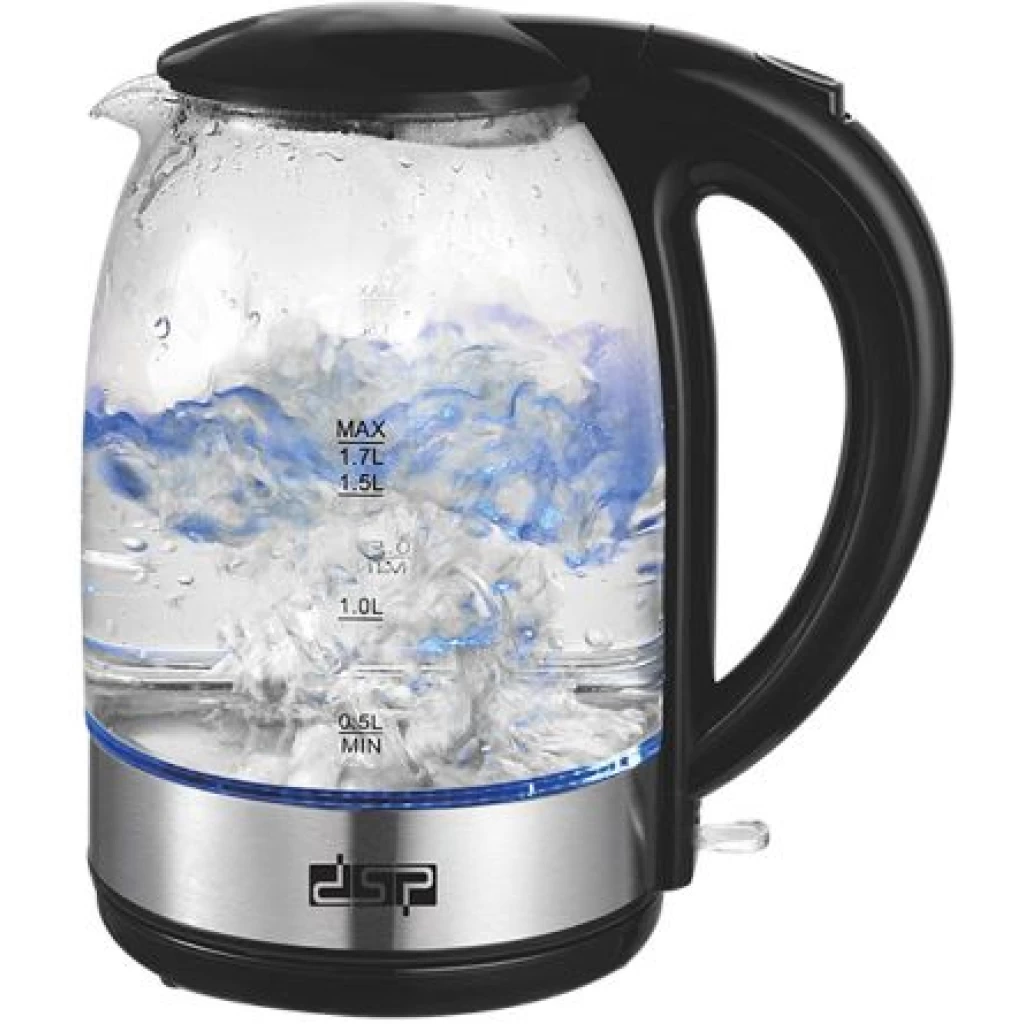  Dsp 1.7 Litre Glass Electric Boiling Kettle 