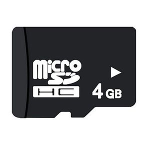 4 GB micro SD memory card - black