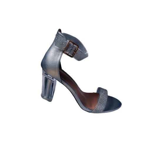 Generic Women’s Designer Block Heels – Silver	