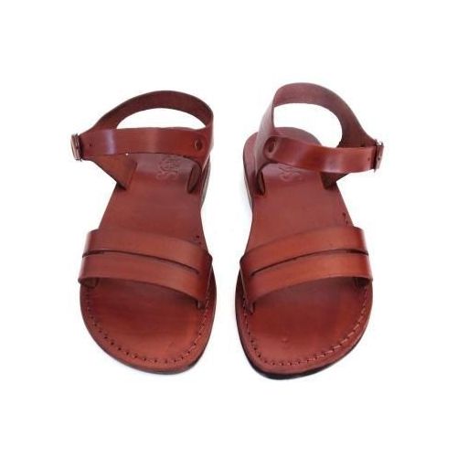 Generic Back Lock Faux Leather Women’s Sandals – Brown	