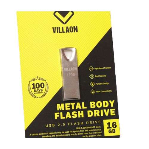 VILLAON USB Flash Drive 16GB – Silver	