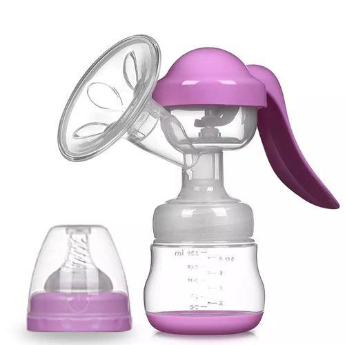 Baby & Mommy Manual Massage Breast Pump Milk- 150ml Capacity – Purple	