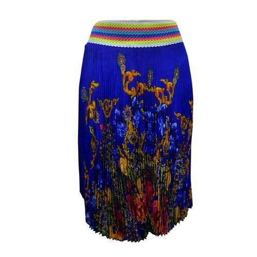Agelex DLargge Mini Chiffon Skirt – Blue