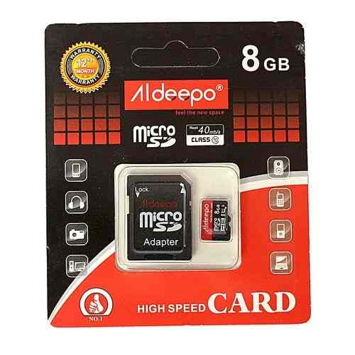 Generic Aldeepo Memory Card 8GB – Black