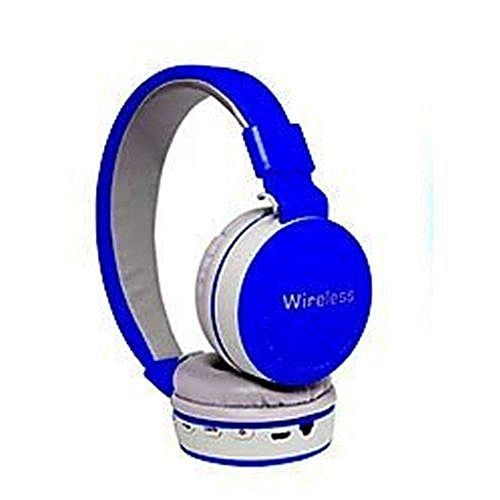 Ezair Wireless Original MS-881A Bluetooth Wireless Fully Dolby Headphones – Blue,Grey