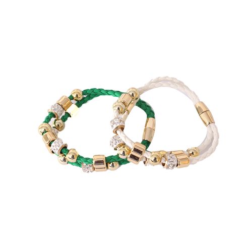 Generic Handmade Bracelet – Green,White	