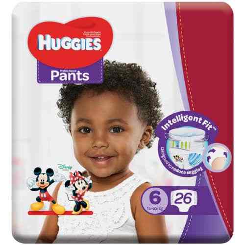 Huggies Pants diapers 26 pcs, Size 6 (15-25) kg	