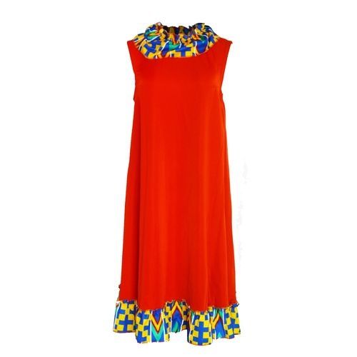 Generic Sleeveless Summer Dress – Red