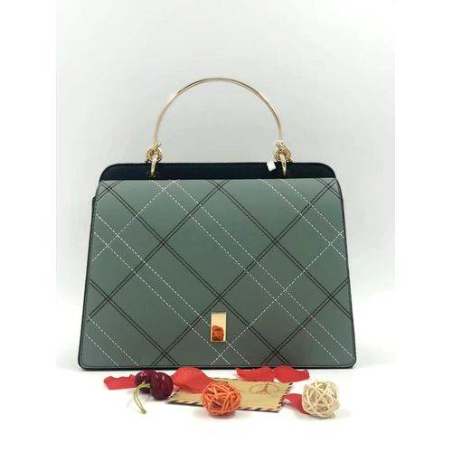 Generic Faux Leather Tote Handbag – Green	