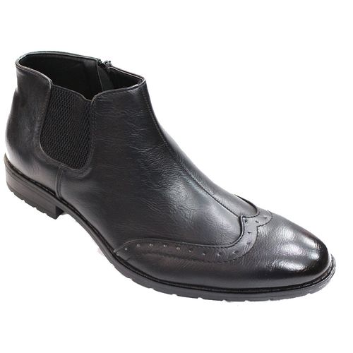 Generic Men’s Oxford Boots – Black