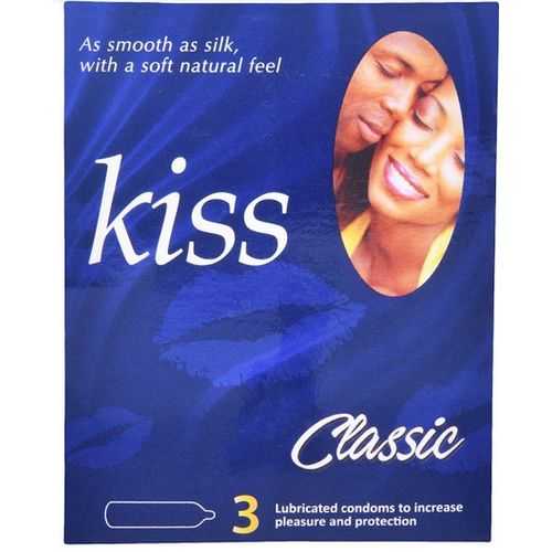 Kiss Classic Condoms 3 in 1 pack – Blue	