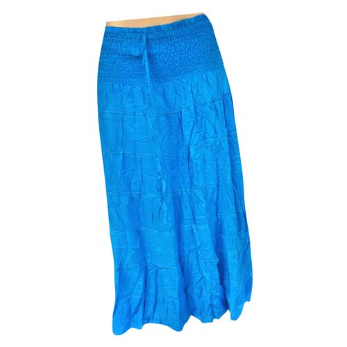 Agelex DLargge Caribbean Long Skirts – Blue