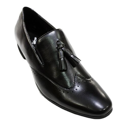 Generic Men’s Faux Leather Shoes – Black