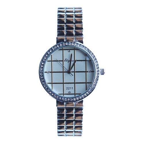 Generic Small And Line Designed Women’s Watch – Silver