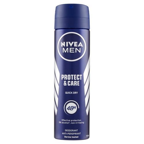 Nivea Men Protect & Care 48h-Non Irritating Deodorant Body Spray -150ml