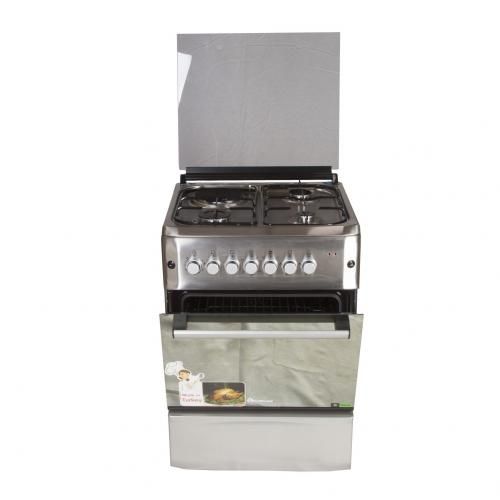 Blueflame S6031ERF-P 3 Gas and 1 Electric Hot Plate Cooker – Inox
