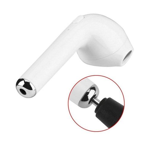 Generic HBQ I7 Mini Bluetooth Headphone Earbus 4.1 Stereo Single Ear – White