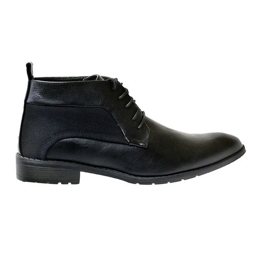 Generic Mens Lace up Boots – Black