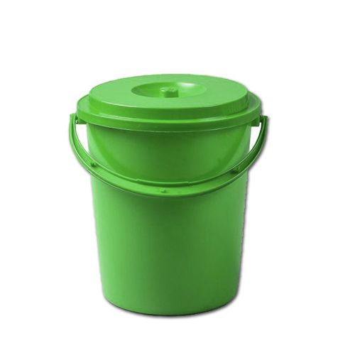 Other 10L Plastic Bucket With Its Cover – Green