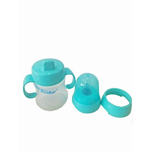 Baby & Mommy 3 In 1 Training Cup For Babies At All Stages – Blue	