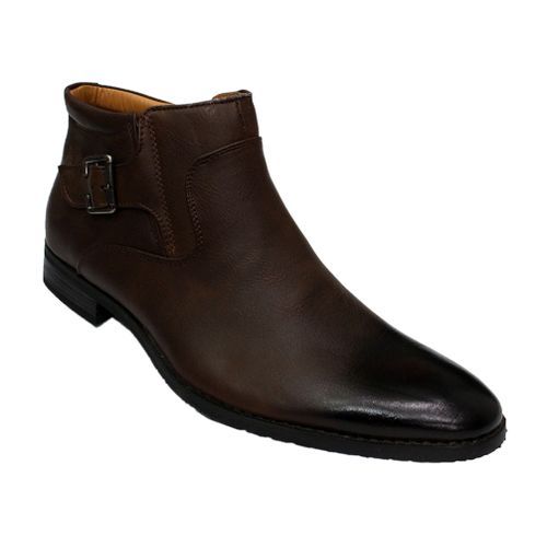 Generic Men’s Zipper Boots – Brown