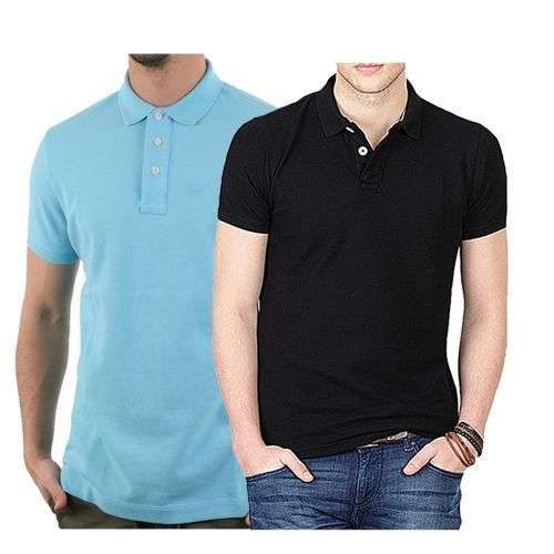 Other Short Sleeve Polo Shirt – 2 Pack Blue/Black	