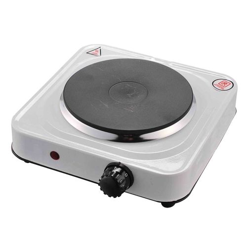 Generic Single Solid Hot Plate Electric Cooking – White