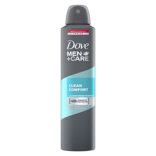 Dove Men+Care Antiperspirant Aerosol Clean Comfort, 250ml