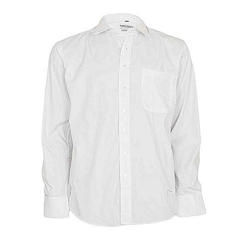 Generic Men’s Long sleeve Formal Shirt – White	