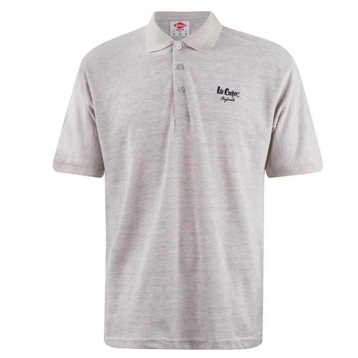 Lee Cooper Polo Shirt Mens – Tan Grey	