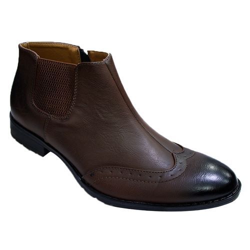 Generic Men’s Ankle Boots – Coffee Brown