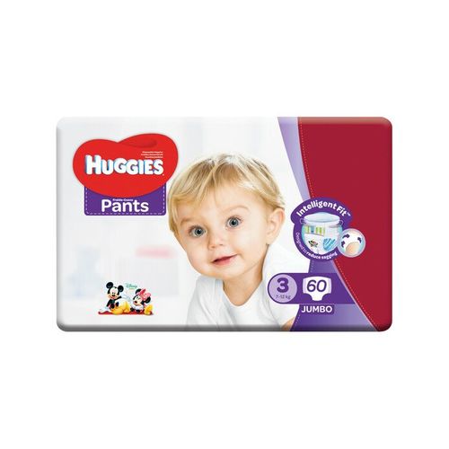 Huggies Diapers Jumbo Size 3 (7 -12Kg) , 60 Pieces	